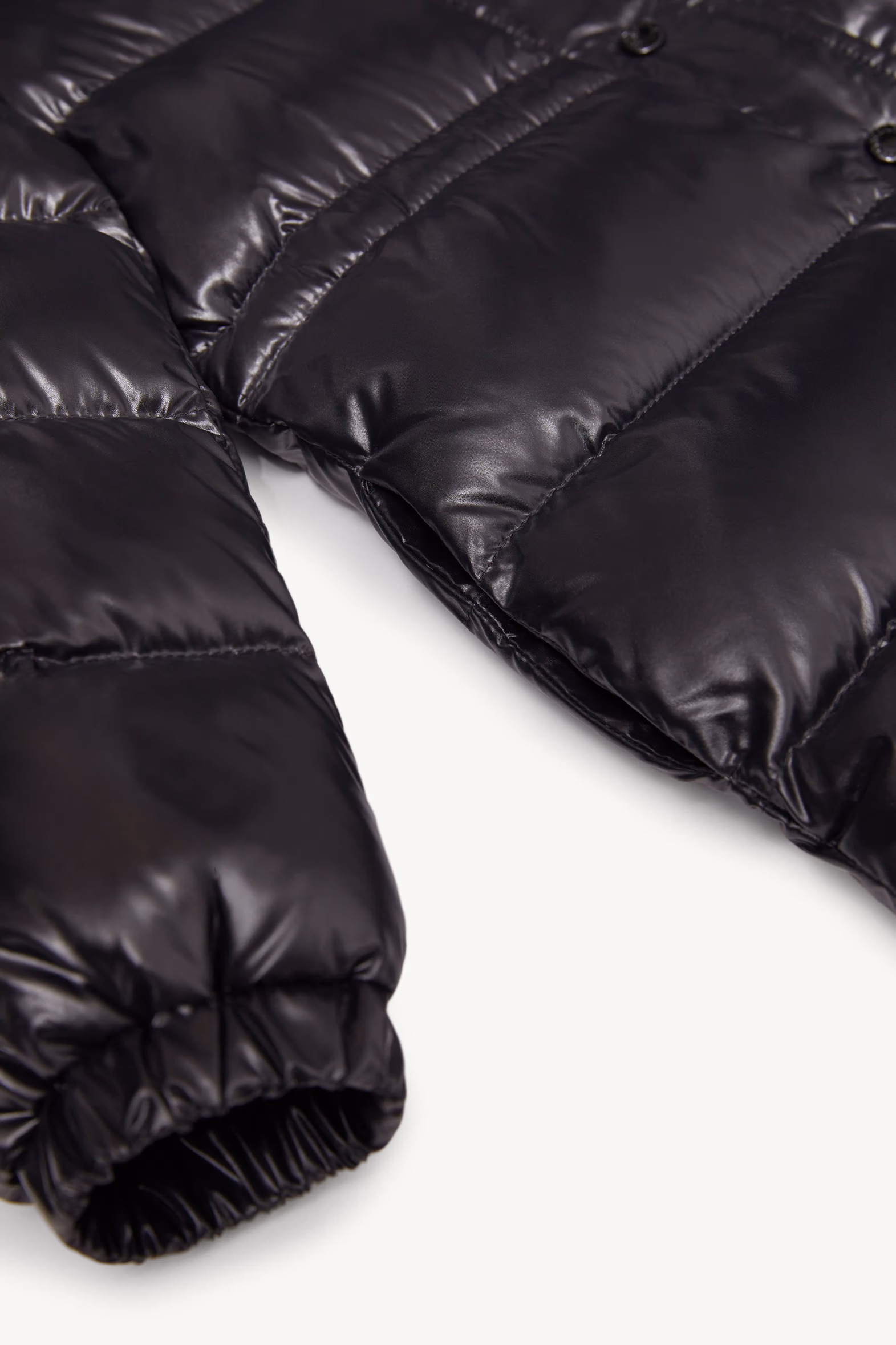 Dacca Hooded Down Jacket Girl Black Moncler 6